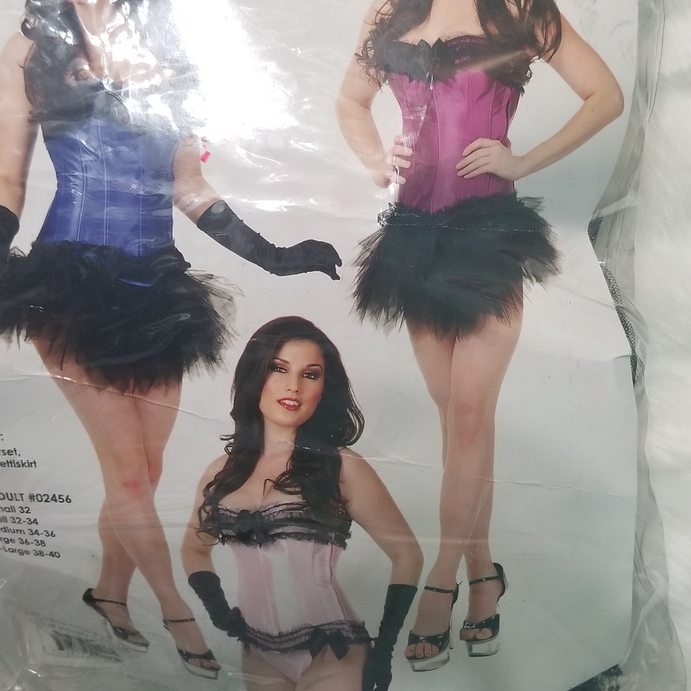 3pc. Corset Costume Set - NWT